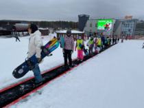 Ленточный подъемник для начального обучения